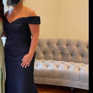 Mother of Bride/Groom Navy Gown